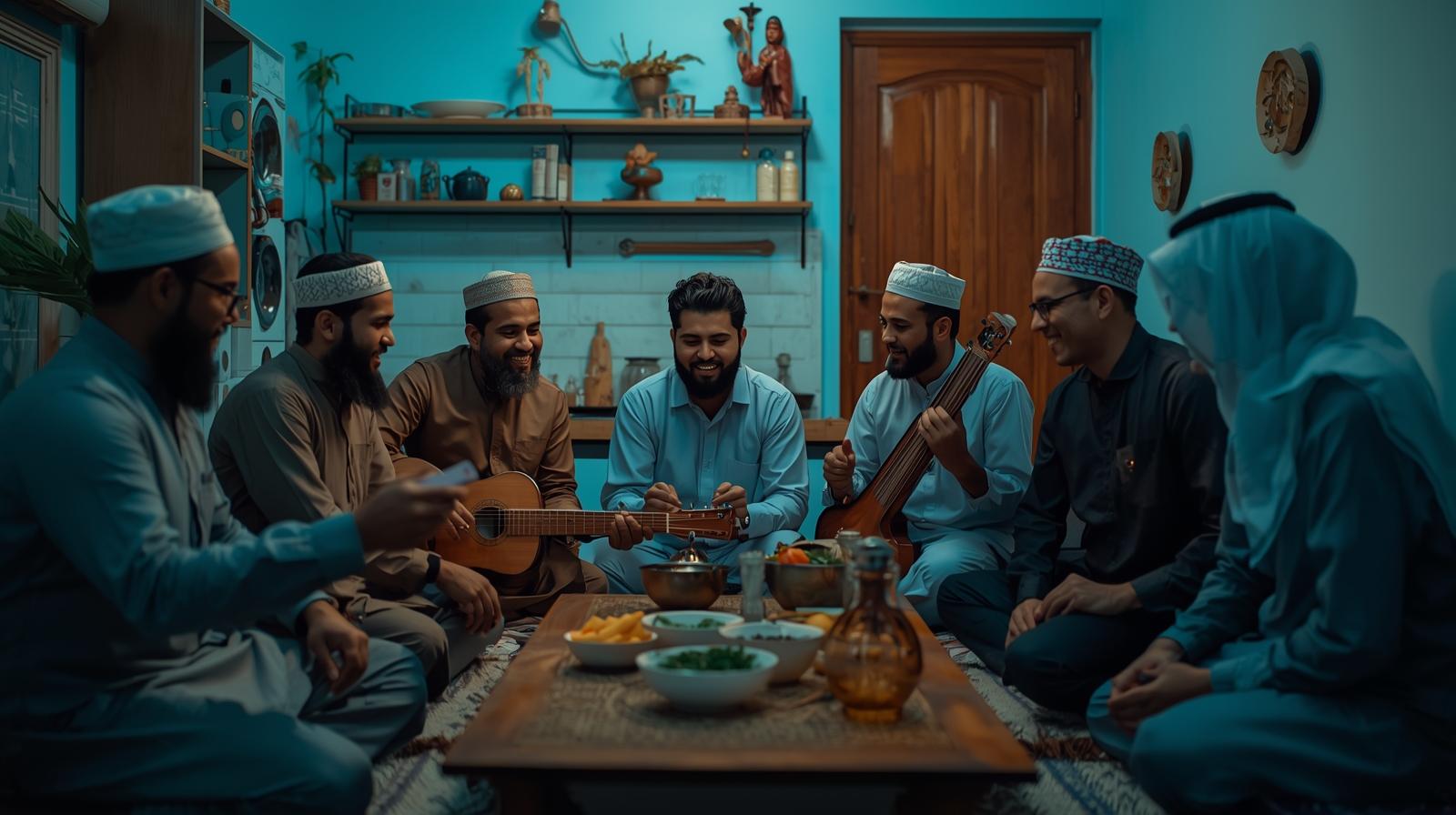 People from different cultural and religious backgrounds connecting through shared experiences